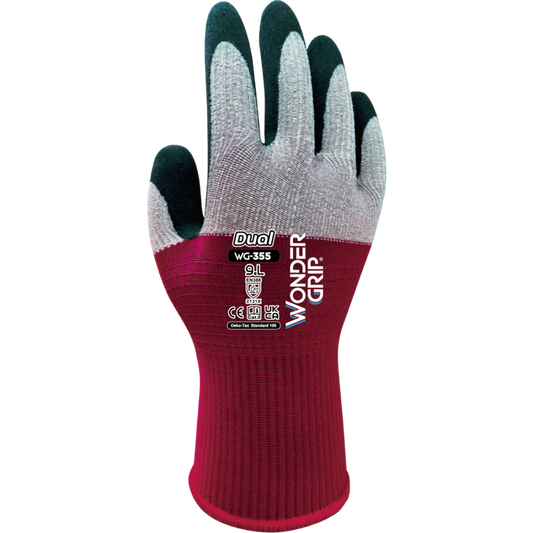 WG-355 DUAL Latex Coated DuaLiner™ Lightweight Dexterity Glove
