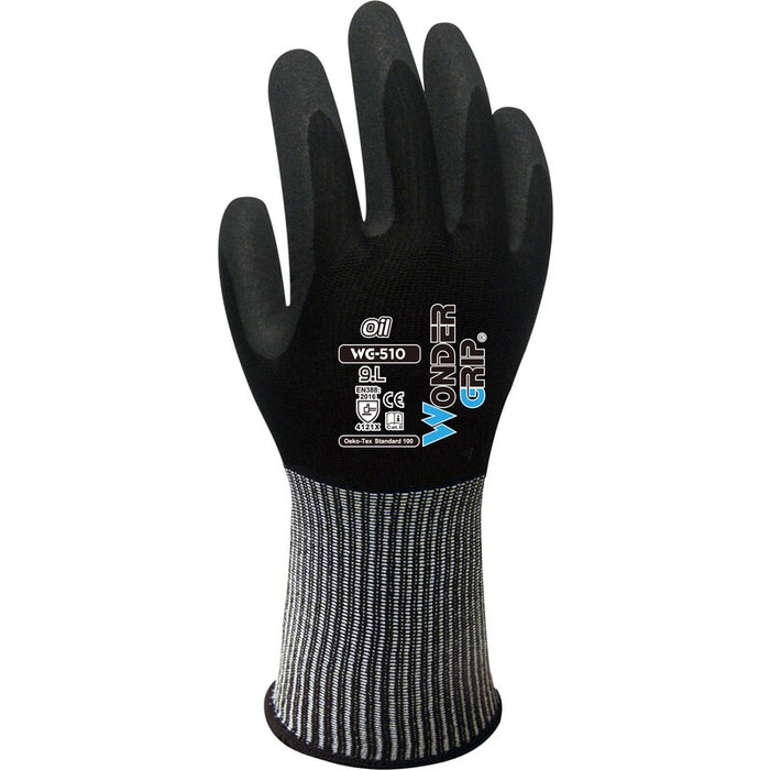 WG-510 OIL Double Nitrile Coated 13 Gauge Performance