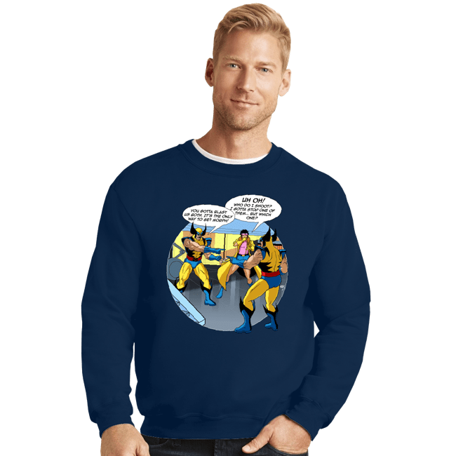 Crewneck Sweater, Unisex / Small / Navy