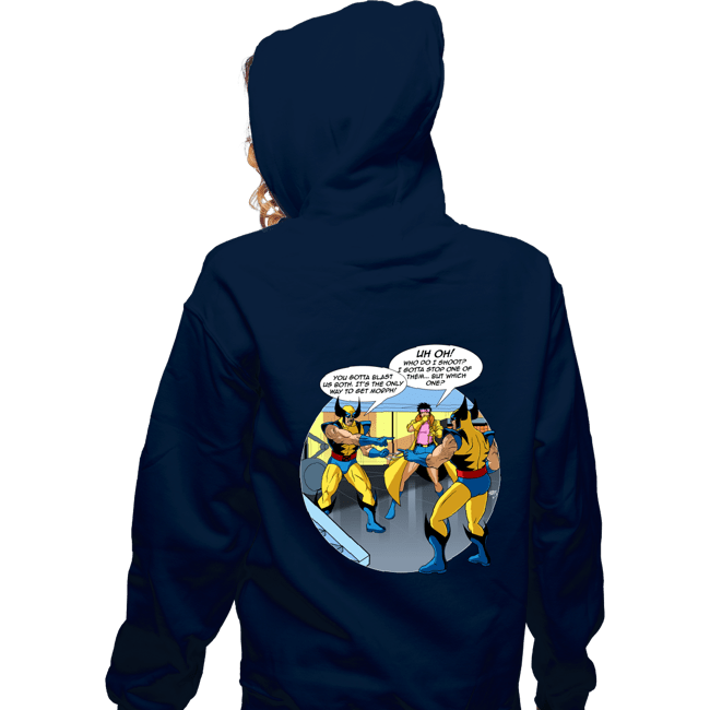 Zippered Hoodies, Unisex / Small / Navy