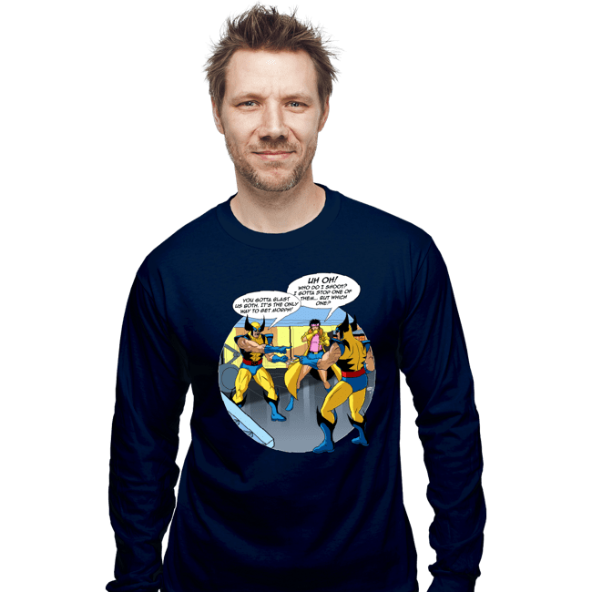 Long Sleeve Shirts, Unisex / Small / Navy