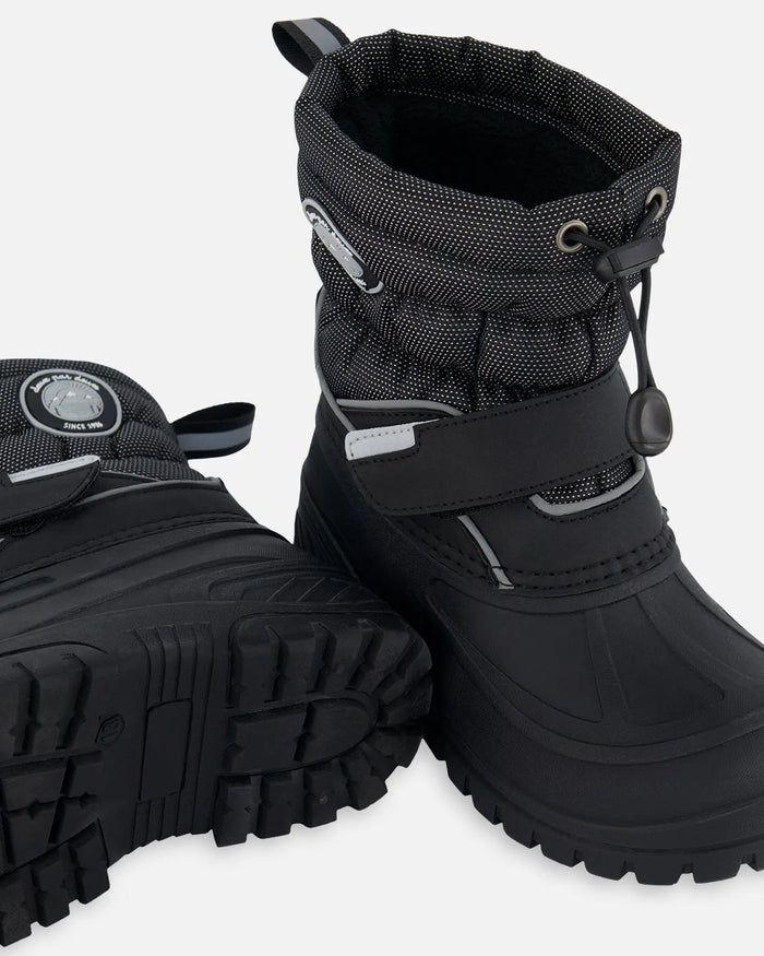 Winter Boots Solid Black | Deux par Deux | Jenni Kidz