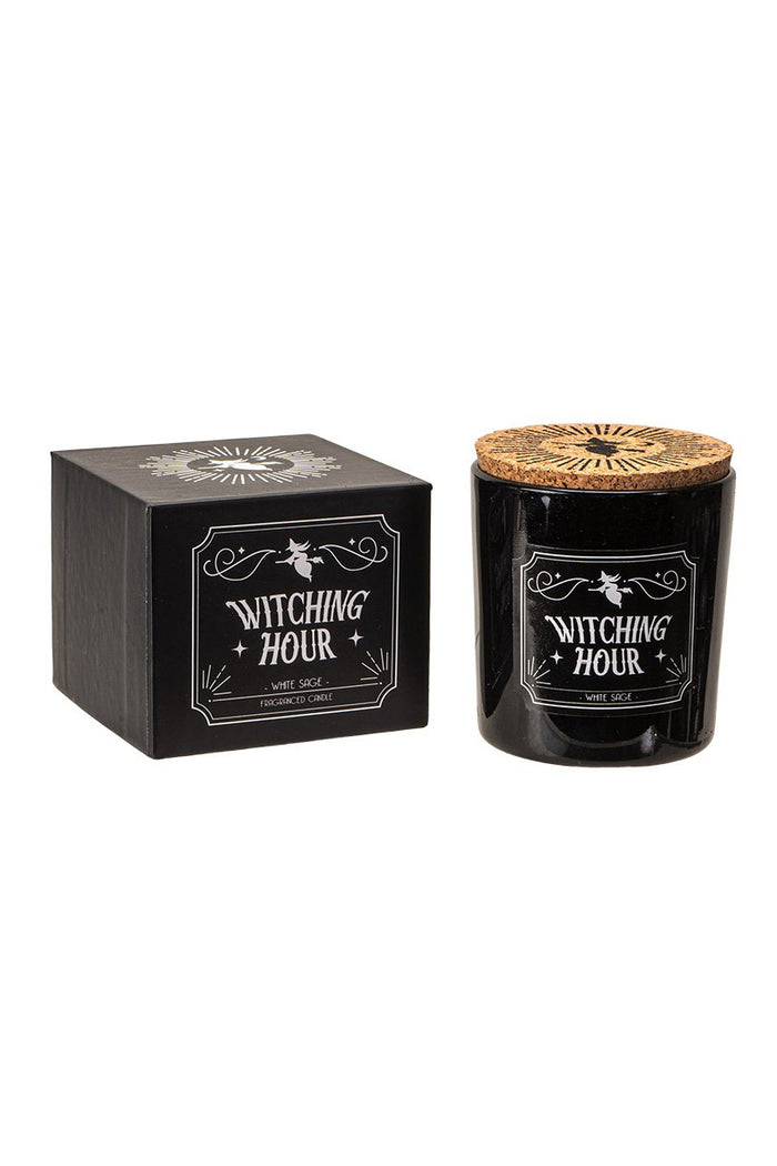 white sage candle and gift box