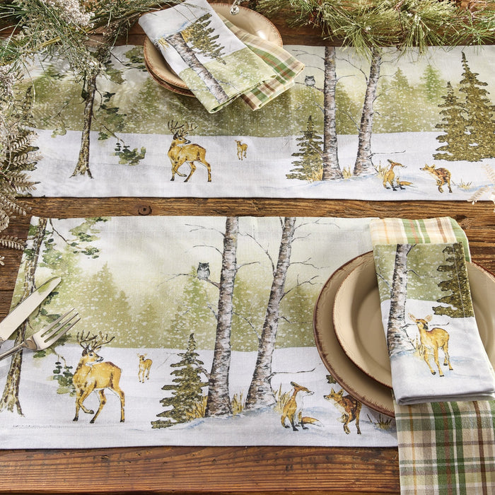 Woodland Winter Table Runner 36"-Lange General Store