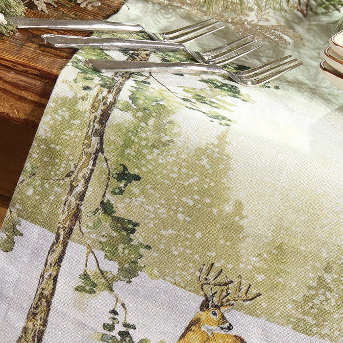 Woodland Winter Table Runner 54"-Lange General Store