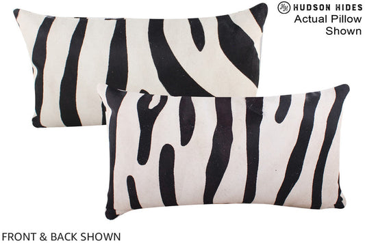 Zebra Cowhide Pillow #A16057