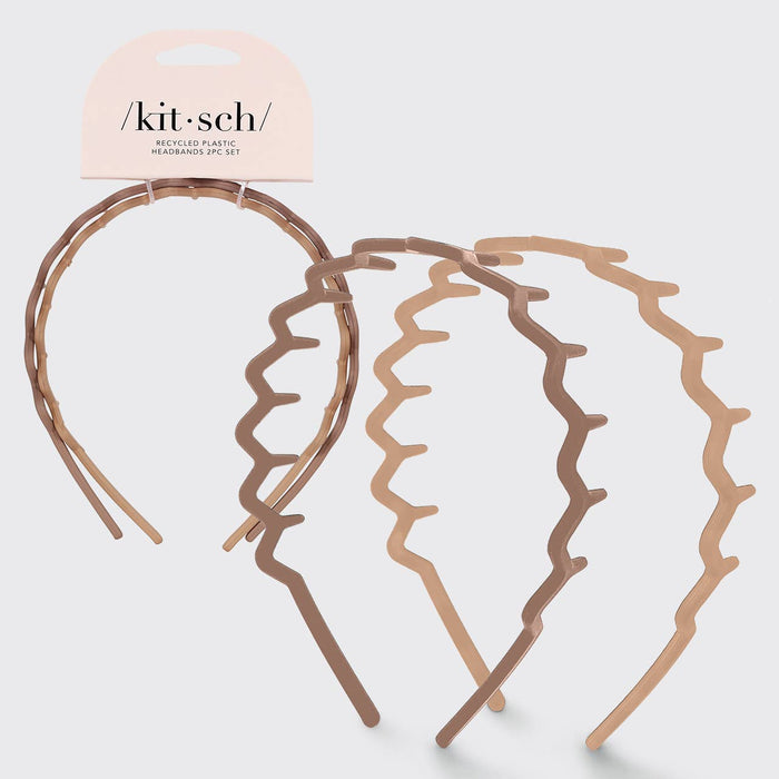 Zig Zag Headband 2pc - Neutral